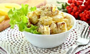 Egg salad with orange