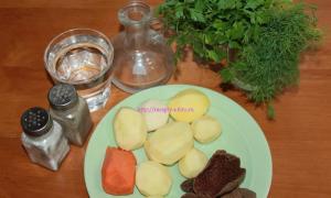 Tørret svampesuppe - smagen af ​​sommer på dit bord