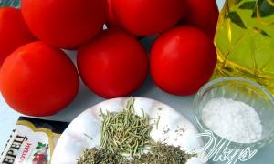 Soltørrede tomater til vinteren - de enkleste og lækreste opskrifter