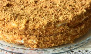 Honey cake simple recipe at home