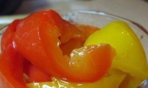 Peppar och tomat lecho