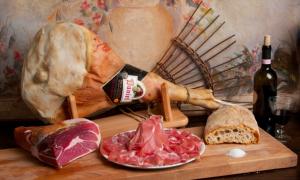Prosciutto : 조리법, 이탈리아 진미 준비의 특징