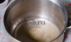 Kulinarski recepti i foto recepti Ptičije mlijeko sa čokoladnim sufleom
