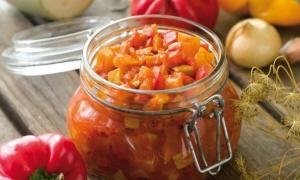 Рецепт лечо з перцями з томатною пастою